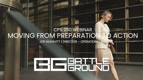 CPS 230: From Preparation to Action | BCI