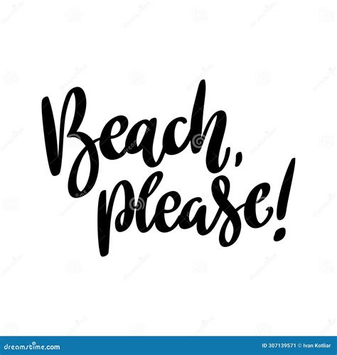 Please Please Please Lettering Card Vector Illustration | CartoonDealer.com #316938940