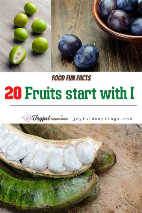 List Of Fruits that Start with I » Joyful Dumplings