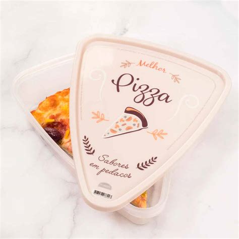 Porta Pizza Triangular com Tampa