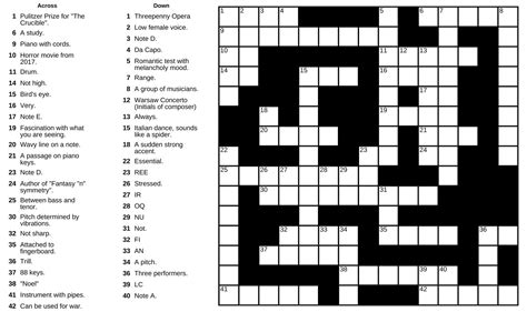 Free Printable Crossword Puzzles For Seniors - Printable JD