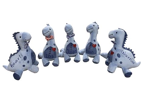 Buy Baby Heart Surgery Gifts - Personalized Stuffed CHD Dino - Open ...