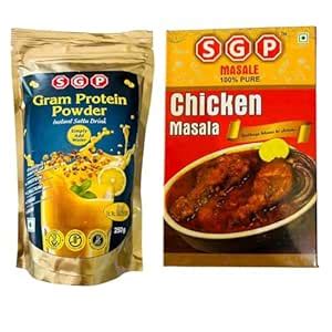 S G P Gram Protein Powder and Chicken Masala Combo |250 grams|100 grams ...