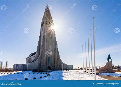 Hallgrimskirkja Cathedral in Reykjavik, Iceland, Lutheran Parish Church ...