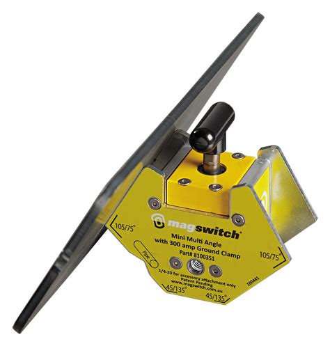 Magswitch 8100351 Mini Multi-Angle Welding Magnet W/300 Amp Ground ...