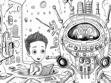 Technology Coloring Book 的图像结果
