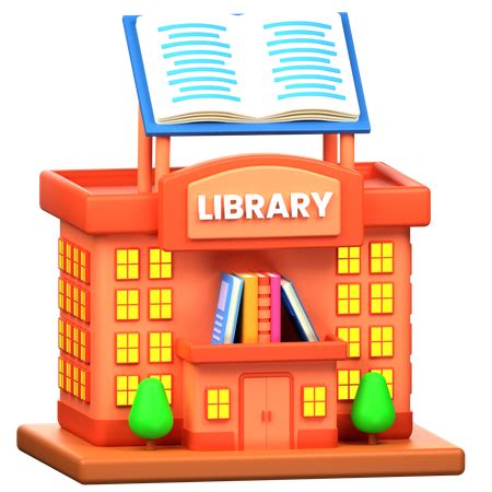 Image result for Library 3DIcon