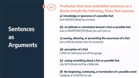 Semantics clauses arguments 1 | PPTX
