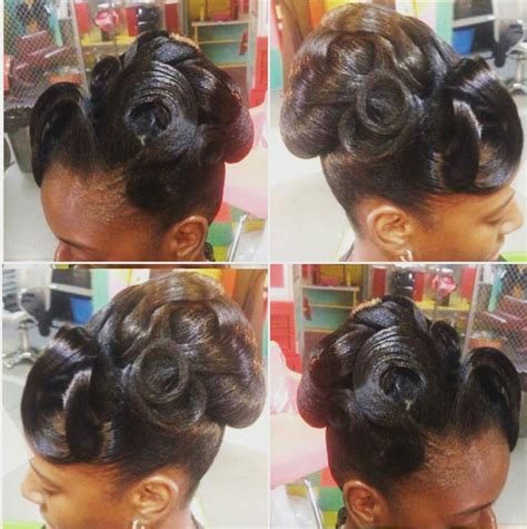 Pin Up Hair Updo