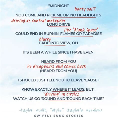 Taylor's "James Dean Daydream": Dissecting "Style" Lyrics Meaning ...