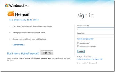 Hotmail sign in: Hotmail: free and easy to use e-mail service