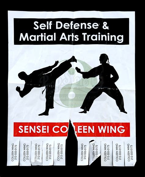 Lot # 679: Danny Rand's Flyer for Colleen Wing's Dojo