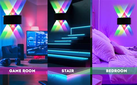 PIXORA Oval Up Down Multy Color Outdoor Waterproof LED Wall Step Light ...