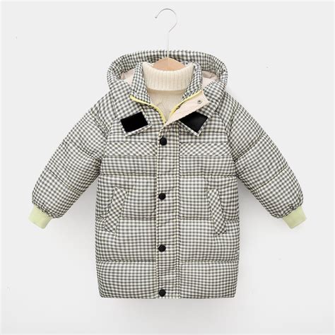jjayotai Thicken Warm Kids Down Coat Winter Hooded Long Boys Girls ...
