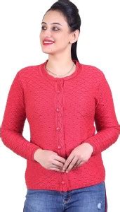 Varenyam Self Design Round Neck Party Women Red Sweater - Buy Varenyam ...