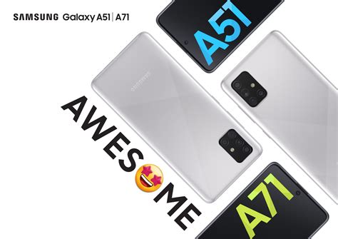 Samsung Galaxy A51 e Galaxy A71 ricevono nuove funzioni e una nuova ...