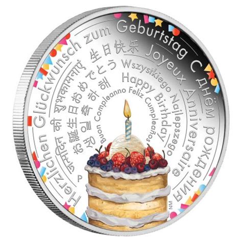 Coins Australia - 2018生日愿望2盎司精制银币