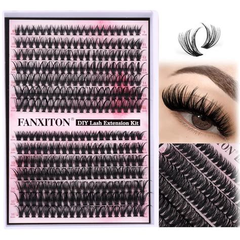 Amazon.com: Cluster Lashes 280 pcs Lash Clusters D Volume Eyelashes ...