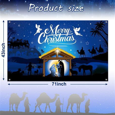 Merry Christmas Nativity Clipart