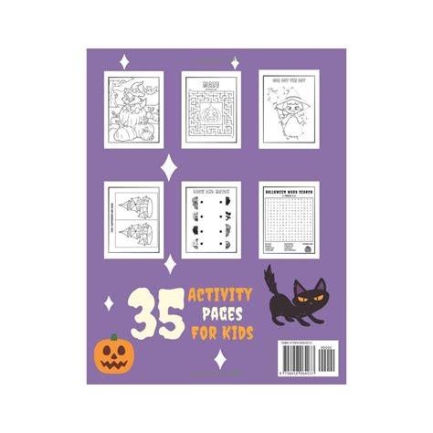 Buy Halloween Activity Book for Kids: Cute and Creepy Halloween ...