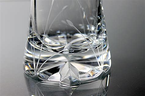 Mikasa Crystal Vase, Glade Pattern, Cut Glass Vase, Etched Glass ...