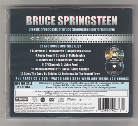 Image result for Bruce Springsteen Disc