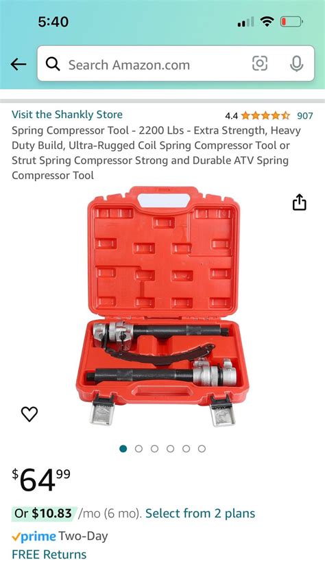 Image result for OTC Clamshell Spring Compressor