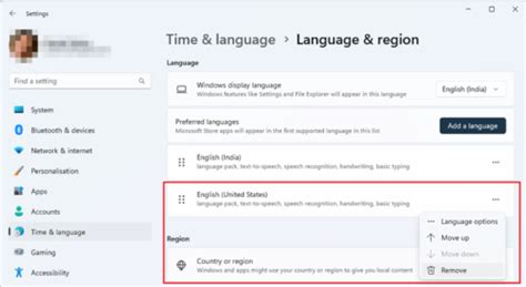 Image result for Remove Keyboard Language Windows 11