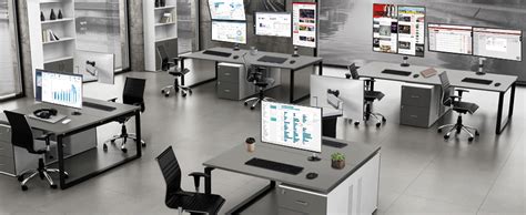 Dual Stacked Monitor Arm Desk Mount - 17" - 32" - Max Load 19.8lbs each - VESA 75/100mm