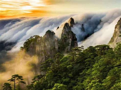这四座山才是顶级景区，即是世界文化遗产又是世界自然遗产_黄山