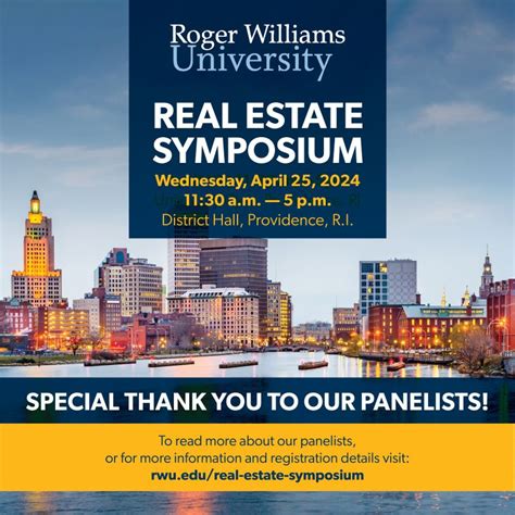 Mark your calendars for the second annual RWU Cummings Institute for ...