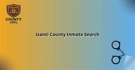 Isanti County Inmate Search