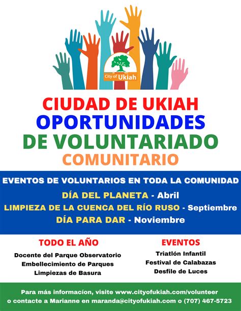 Ukiah Volunteers - City of Ukiah, CA - city of ukiah employment