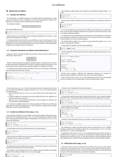 Image result for Comment Declarer Un Tableau En Python