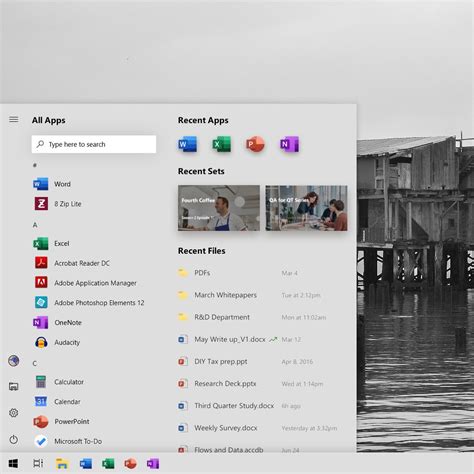 Win10 Start Menu 的图像结果
