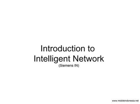 Example for Intelligent Network 的图像结果