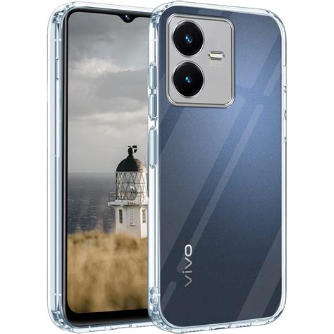 Jkobi Back Cover Case for VIVO Y22 | VIVO Y22s (Silicone Crystal Clear ...