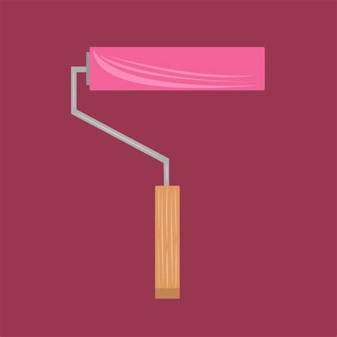 Roller malen Abbildung | Premium Vektor