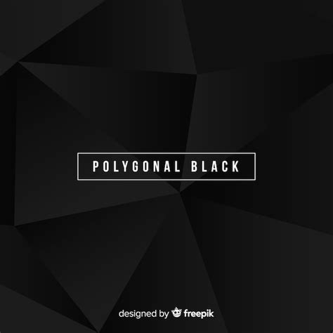 Polygonal dark background | Free Vector