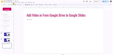 How to Add a Video To Google Slides | SlidesAI