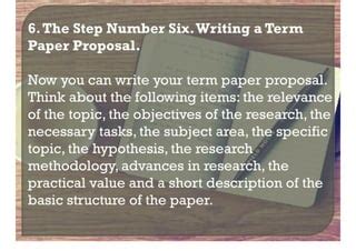 Image result for Term Paper Proposal Example