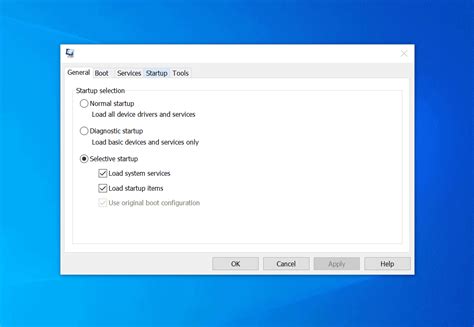 Image result for System Configuration Normal Startup