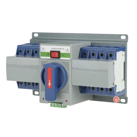63A 4 Pole DIN-Rail 220V Automatic Transfer Switch Mini Switch Change ...