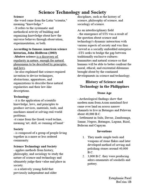 Science Technology and Society Text/Image 的图像结果