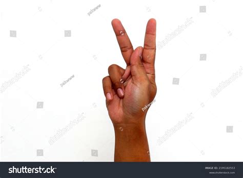 Letter K Sign Language Hand Gesture Stock Photo 2195182553 | Shutterstock