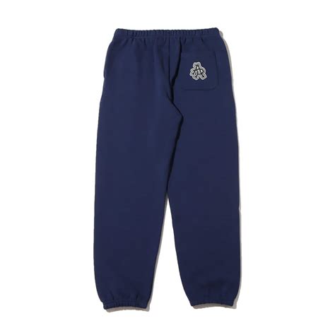 RUSSELL x atmos EAGLE LOGO SWEAT PANTS NAVY（ラッセル × アトモス イーグル ロゴ スウェット ...