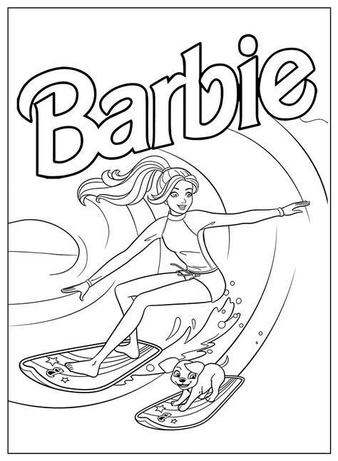 116 Barbie Coloring Pages - ColoringPagesOnly.com