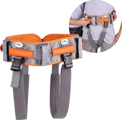 Buy Transfer Belt with Leg Loops,Medical Gait Belt with 7 Nylon Padded ...