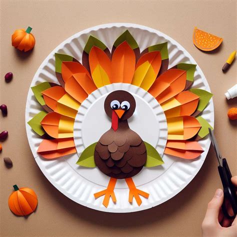Thanksgiving Kids Crafts Ideas - Kate Decorates