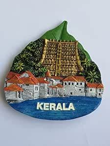 Buy ADSPL-Store Indian Fridge Magnet in Leaf Shape backwaters ...